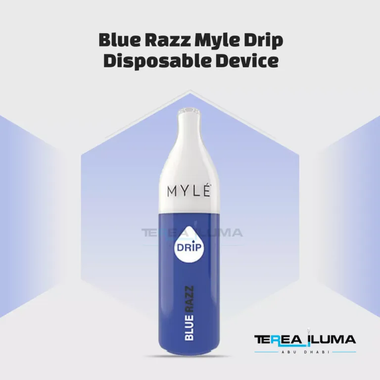 Myle Drip Blue Razz Disposable Device