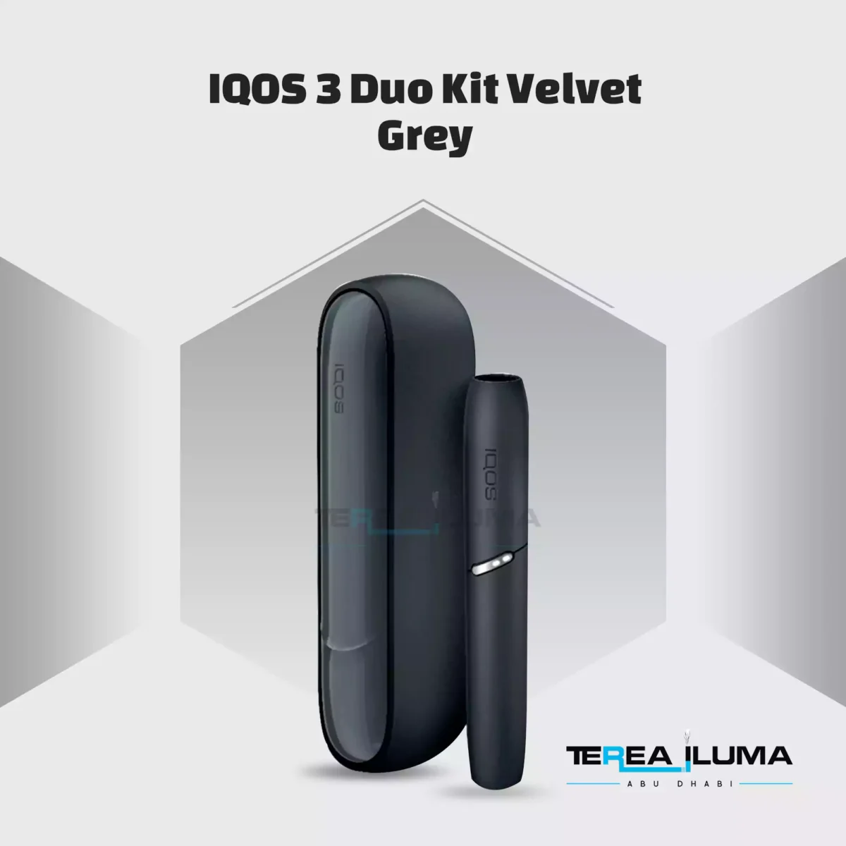 Order IQOS 3 DUO Kit Velvet Grey online at UAE, Abu Dhabi