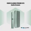 IQOS ILUMA Prime holder and pocket charger kit in jade green finish