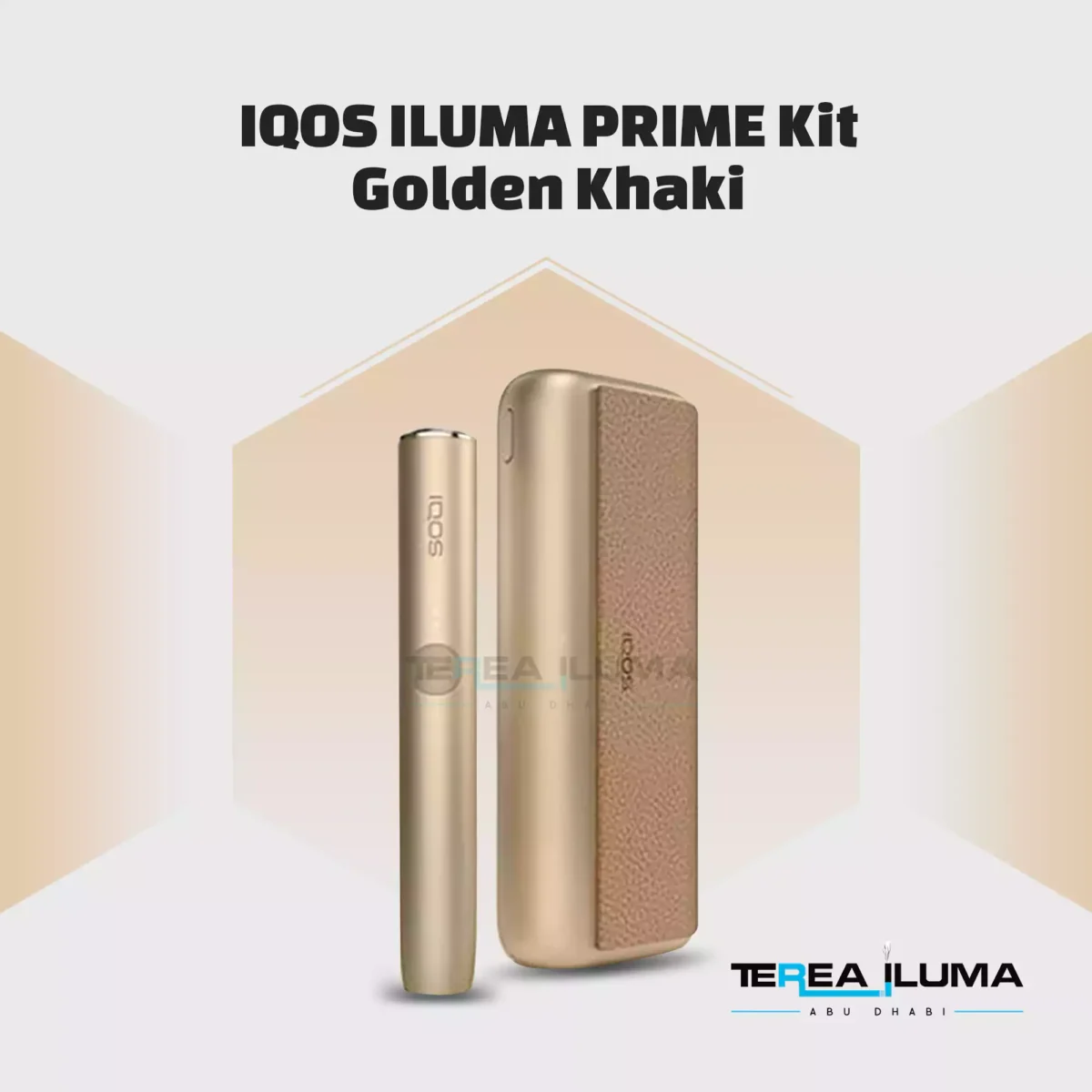 Buy IQOS ILUMA PRIME Golden Khaki in Abu Dhabi & Dubai