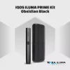 Matte obsidian black IQOS ILUMA Prime holder and pocket charger kit
