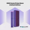 IQOS ILUMA Prime Neon Limited Edition holder and pocket charger kit