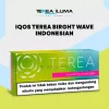 IQOS TEREA Bright Wave Indonesian stick pack showing the menthol and fruit edition UAE