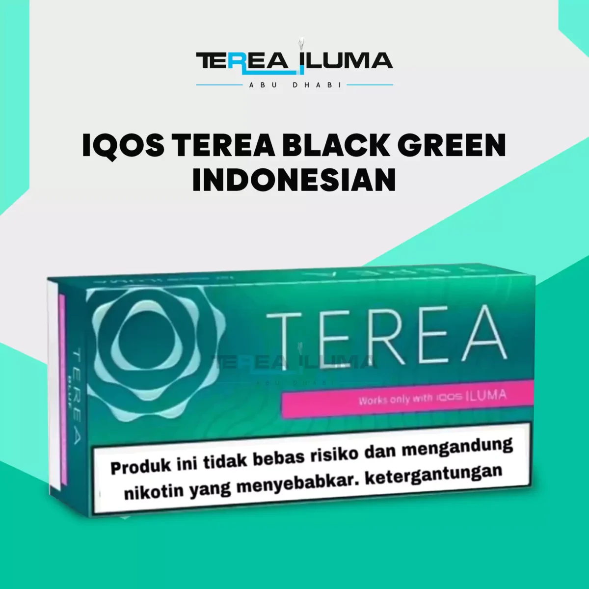 Buy IQOS Terea Black Green Indonesian in Abu Dhabi & Dubai