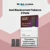 Pack of Blackcurrant Tobacco JUUL 2 Pods showing the two pre-filled pods and packaging
