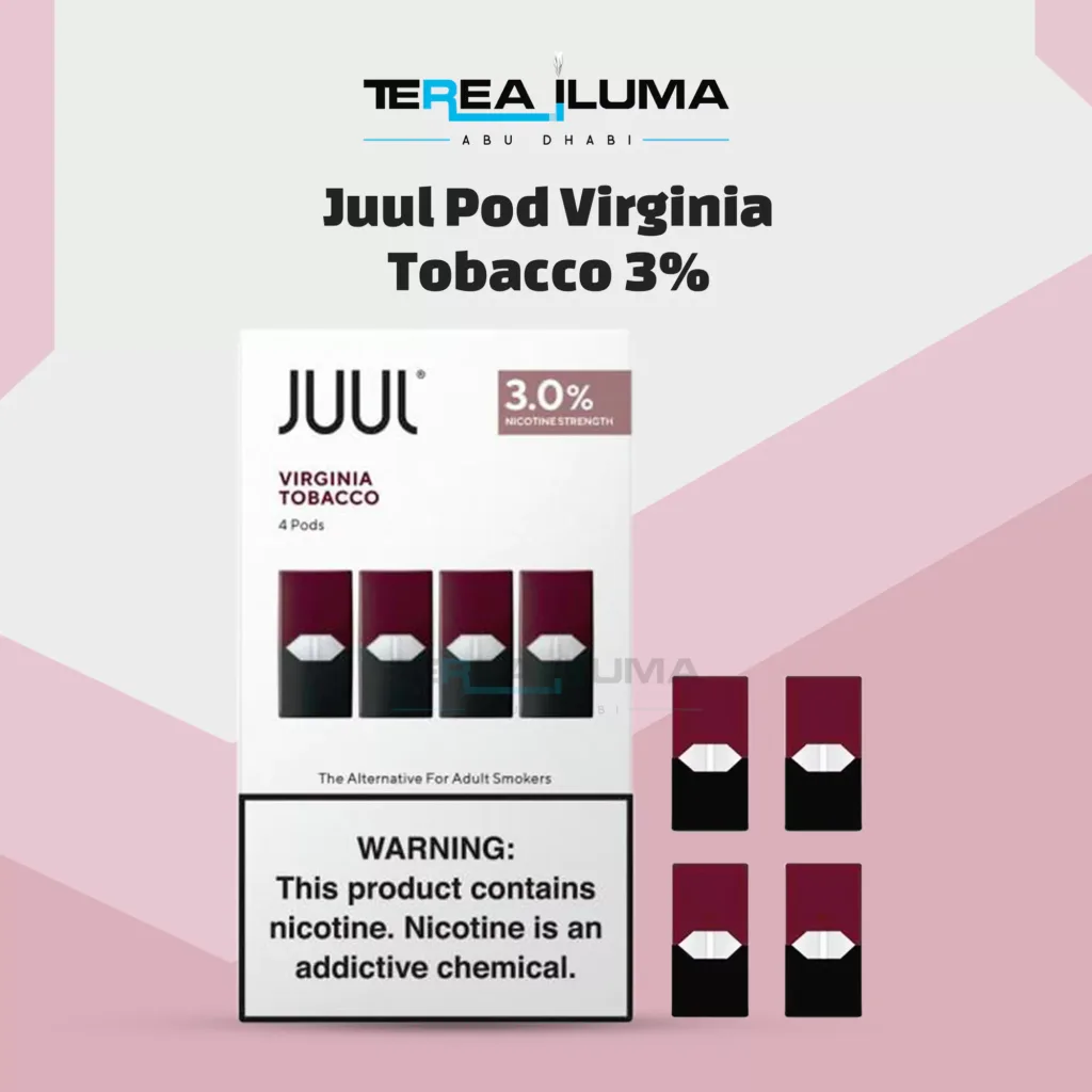 JUUL Pods Virginia Tobacco 3% 4Pc/Pack