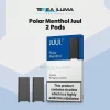 Polar Menthol JUUL 2 pods pack with two pre-filled pods and JUUL 2 device