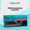 IQOS TEREA Turquoise Kazakhstan stick pack with teal branding