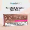 Terea Teak Swiss carton with brown packaging for IQOS Iluma